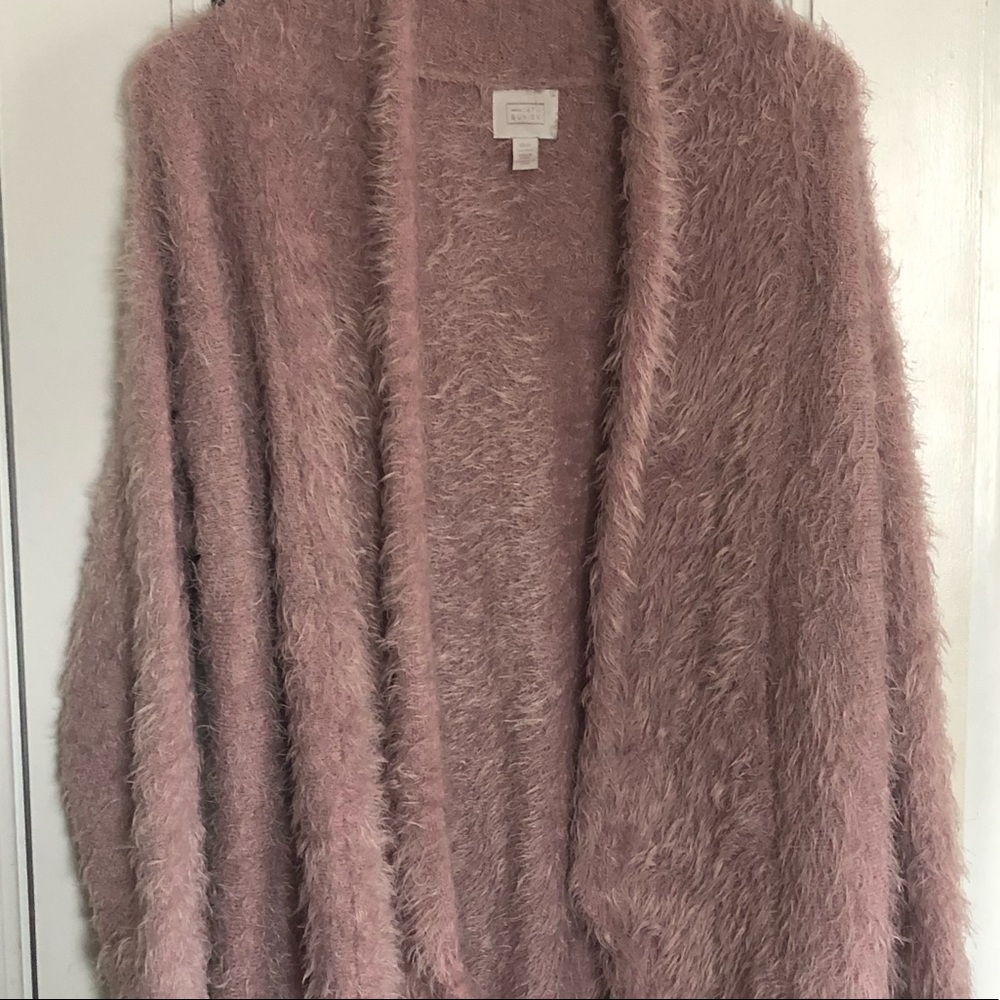 14th & Union Fuzzy Oversized Cardigan